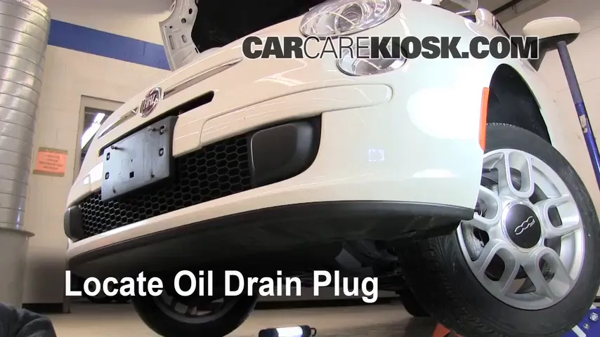 2012 Fiat 500 Pop 1.4L 4 Cyl. Oil Change Oil and Oil Filter